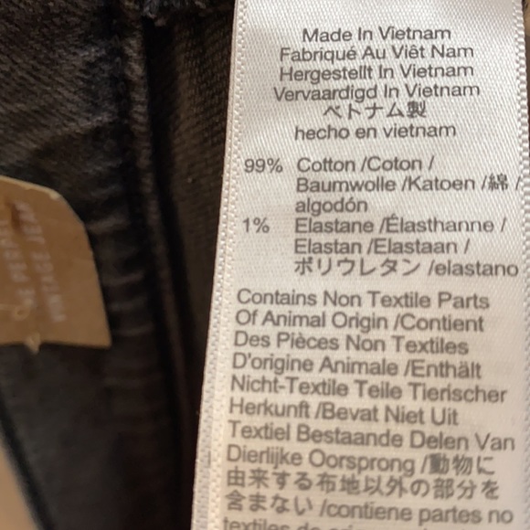 Madewell The Perfect Vintage Jean in Cosner Wash: Knee-Rip Edition size 25 - Picture 11 of 16